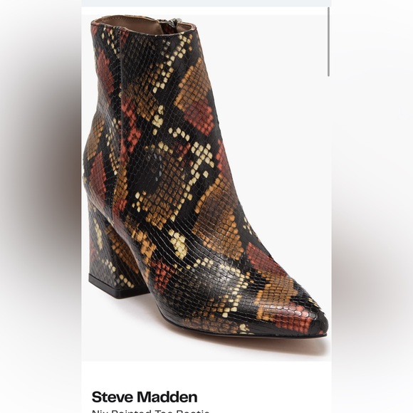 Steve Madden multi snake print bootie 6.5 - Picture 1 of 4